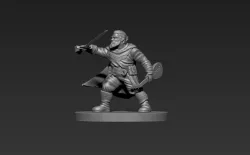 Dwarf Bard Miniature
