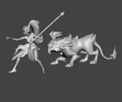 DWG Nidalee 3D Model