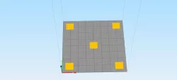 Ender-3 First Layer Test / Calibration (Teste de nivelamento da primeira camada para Ender-3)