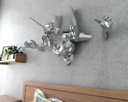 Eva-01 Wall LowPoly
