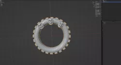Evil Space Soldier Hog Tie Ring