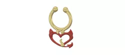 fake nose hook FAKE NIPPLE PIERCING BITCH Female Septum Barbaella male Non-Piercing Body Jewellery Bondage Weight femJ-45 3d print cnc