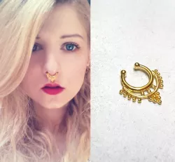 fake nose hook FAKE NIPPLE PIERCING Female male Non-Piercing Body Jewellery Bondage Weight femJ-39 3d print cnc