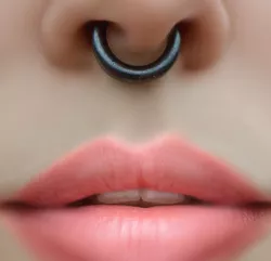 fake nose hook FAKE NIPPLE PIERCING Female Male Septum Barbaella Non-Piercing Body Jewellery Bondage Weight femJ-49 3d print cnc