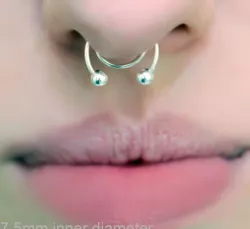 fake nose hook FAKE NIPPLE PIERCING Female Septum Barbaella male Non-Piercing Body Jewellery Bondage Weight femJ-40 3d print cnc