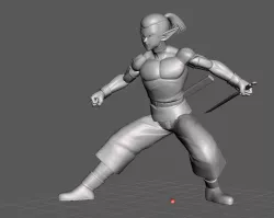 Fu (Dragon Ball) 3D Model