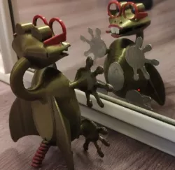 funny dragon frog