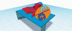 gamer 3d model logo