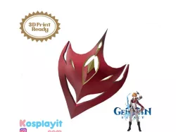 Genshin Impact - Childe Mask - Digital 3D Model Files - Childe Cosplay