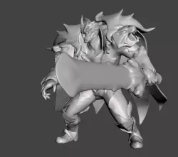 God King Garen 3D Model