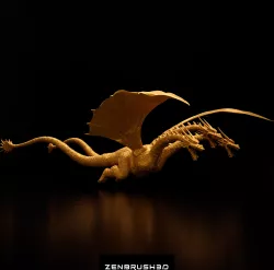 Godzilla - KING GHIDORAH 1991 3D PRINTING MODEL STL