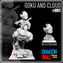 Goku and Cloud Figure #001