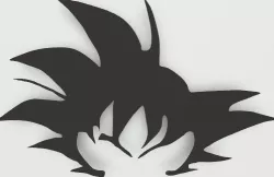 Goku Head Wall Art