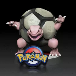 Golem - POKÉMON FIGURINE - 3D PRINT MODEL