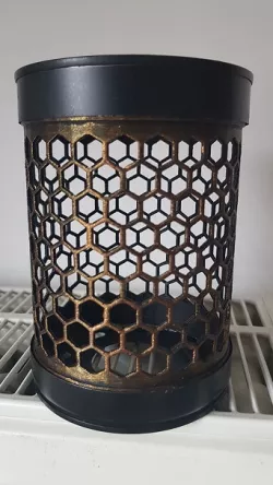 Hexagon lamp shade