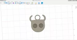 Hollow knight Keychain - The Knight