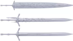 Holy Moonlight Sword - Normal and Transformed - Bloodborne