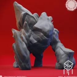 Ice Golem - Tabletop Miniature (Pre-Supported)