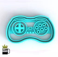 JOSTICKS Sega Genesis CUTTING MOULD FOR FONDANT CALLETS