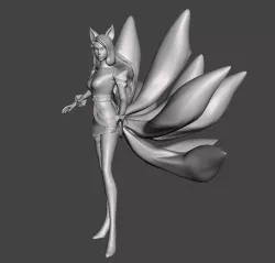 K/DA ALL OUT Ahri 3D Model