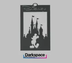 keychain Disney castle Mickey