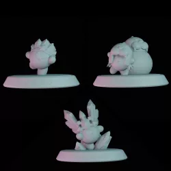 Kirby Ice Ability Kirby and the Forgotten Land Figure Pack