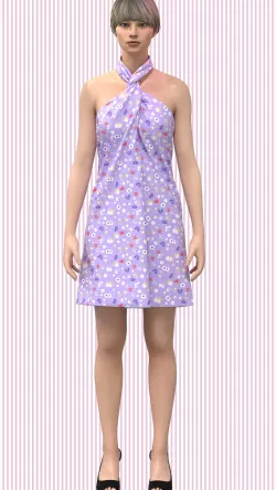 Ladies Halter Neck Dress