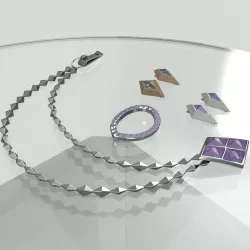 League of Legends Ahri KDA All Out Crystal jewelry acessories