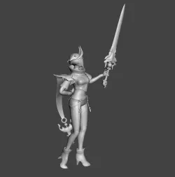 Lunar Beast Fiora 3D Model