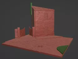 MA Models 3D ww2 france street File