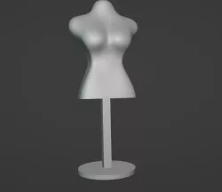Mannequin (female torso and base)