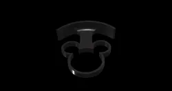 Mickey Mouse Ears Wall Mount (ver.1)