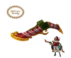 Miss Fortune Candy Cane Gun 3D Model League of Legends
