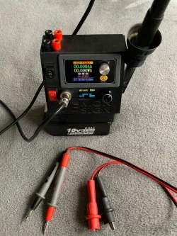 Mobile soldering station and power supply Makita battery 18V