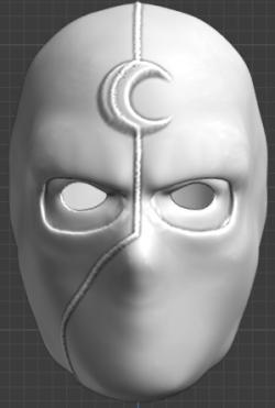 Moon Knight bust (model from Wicked-stl in caption) : r/BambuLab