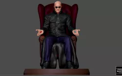MORPHEUS MATRIX STATUE MOVIE CHARACTER MAN 3D print model
