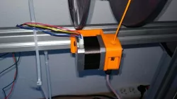 mounting for extruder on profile