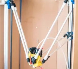 One piece, e3d v6 Kossel Effector for magnetic rod ends