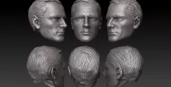 ONE12 Scale Head - Michael Fassbender - Magneto (helmet included)- Movie ver