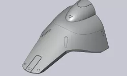 Overwatch Brigitte Left Leg Armor