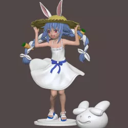 Pekora 3D modeling [Fan art]