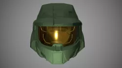 Printable Halo Master Chief Helmet