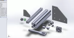 Profile end caps and cable clips