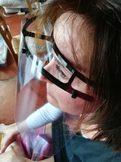 Protective visor covid19