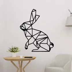 Rabbit Lowpoly Wall Decor