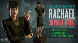 RACHAEL BLADE RUNNER 3D PRINT MODEL 3D print model