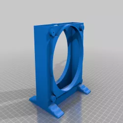 rack for pc radiator connect 2 fans