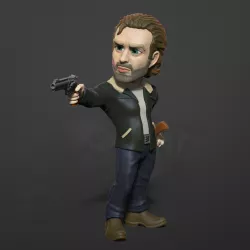 Rick Grimes - the walking dead fanart