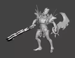 Ruined Draven 3D Model