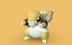 Sandshrew Gaara - 3d print